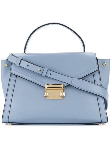 mk blue bag|michael kors light blue bag.